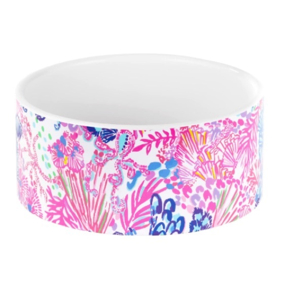 Lilly Pulitzer Dog Lilly Pulitzer Dog Pet Bowl Splendor In The Sand